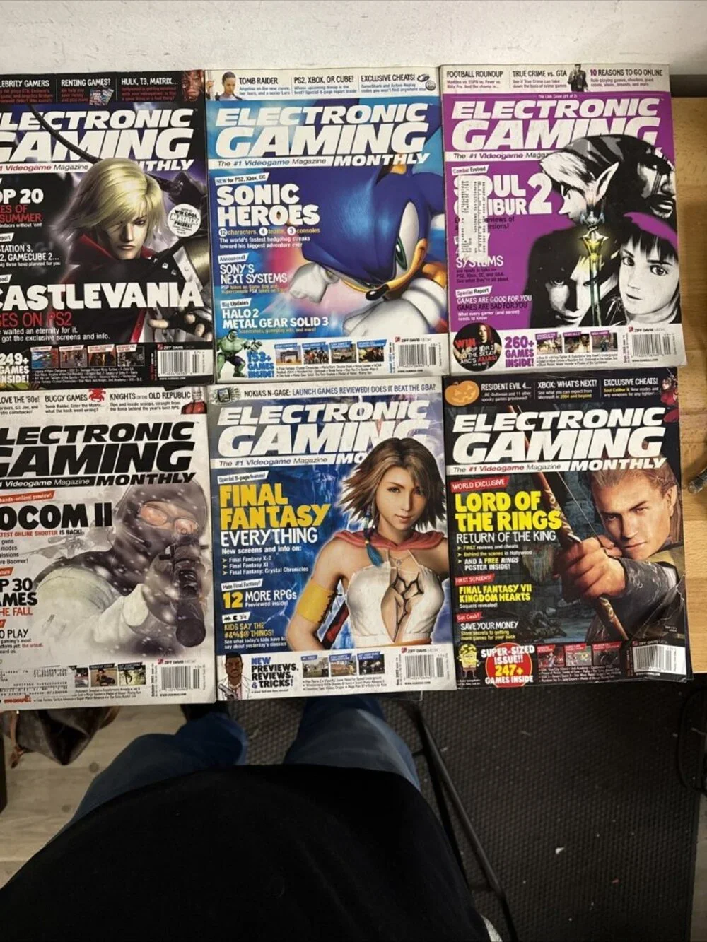 Electronic Gaming Monthly EGM Magazine Lot of 13, 2003 Full Year, Issues 162-173